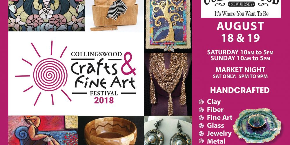 Collingswood Crafts and Fine Arts Festival Set for Aug. 18 & 19